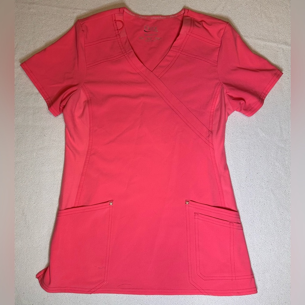 Women’s Cherokee iFlex Mock Wrap Scrub Top